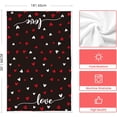 thumbnail image 4 of Black Heart Love Valentine''s Day Kitchen Towels Dish Towels, 18x26 Inch Anniversary Wedding Farmhouse Decoration Hand Towels Set of 2, 4 of 6