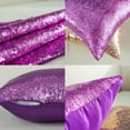 thumbnail image 6 of uvwlwu Elegant Sequin Pillow Cover for Wedding Celebration and Festive Home Gradient Glitter Cushion(Silver), 6 of 6