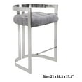 thumbnail image 1 of Canadian Lynda Pub Chair Grey Silver, 1 of 2