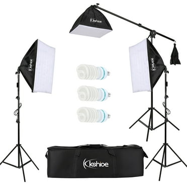 Zimtown Photo Studio Photography 3 Softbox Light Stand Continuous Kit Cost-Effective HOT