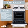 thumbnail image 5 of Summit 24 Inch Gas Range, 2.9 cu. ft. Oven, White - RG244WS, 5 of 11