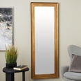 thumbnail image 2 of DecMode 25" x 69" Gold Wall Mirror with Textured Frame, 2 of 9