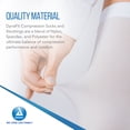 thumbnail image 3 of Dynarex DynaFit Compression Stockings Knee High, 15–20 mmHg, Help Prevent Blood Clots, Relieve Pain & Varicose Veins, White, Small, 1 Case of 60 (5 Boxes of 12), 3 of 7