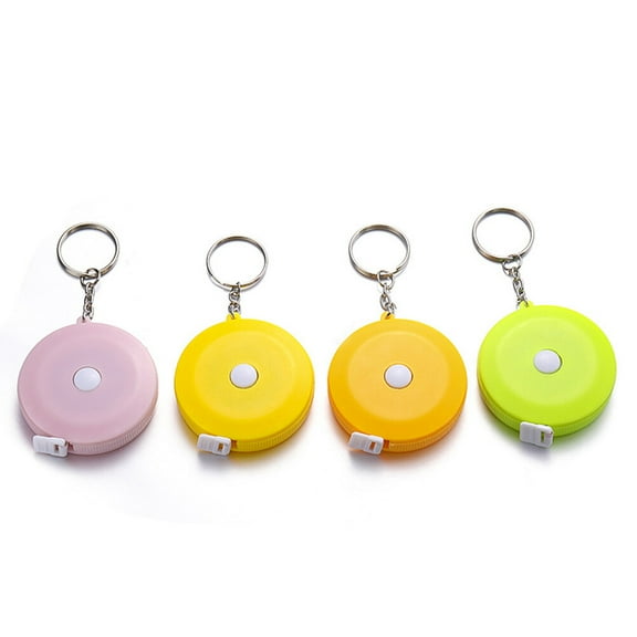 Tineasur Multi Functional Tape Measure Pink Metal 1Pack