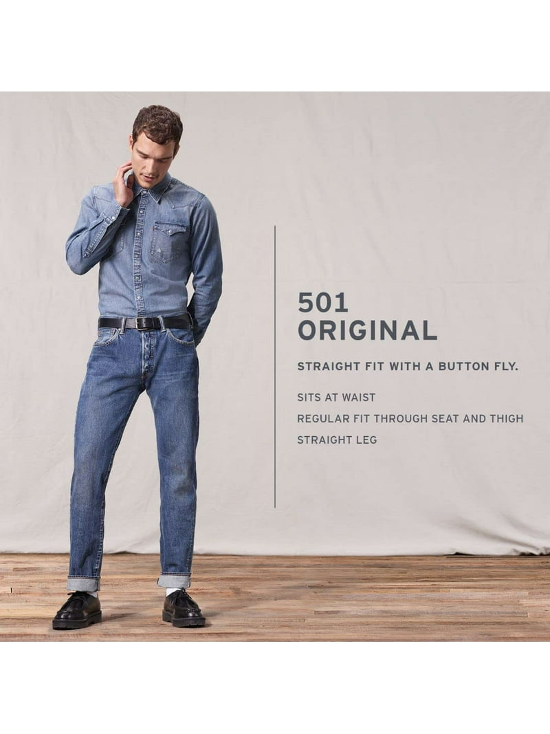 Levi's Men's 501 Original Fit Jeans - Walmart.com