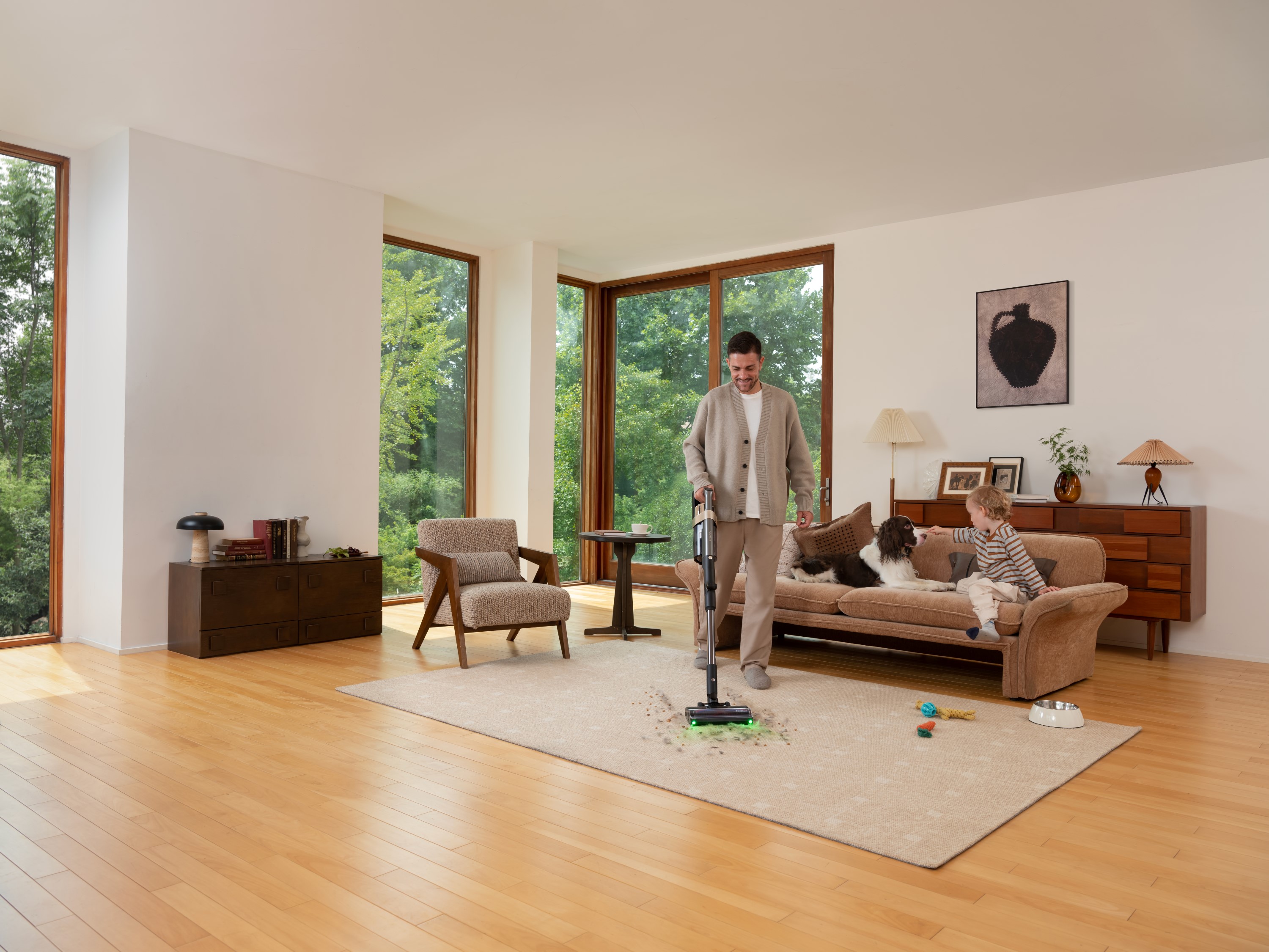 Tineco PURE ONE A90S Smart Cordless Stick Vacuum Cleaner, Lightweight, Powerful Suction, Pet Hair, Multi-Surface Cleaning, LED Display