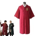 thumbnail image 3 of Disfraz de Harry Potter, traje de Hermione Granger, Slytherin, uniforme escolar, ropa, Varita mágica, gafas, bata, capa, Cosplay de Halloween, 3 of 4