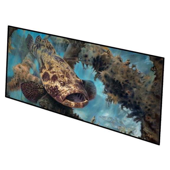 Golden Goliath Grouper Indoor / Outdoor Runner Mat 28x58
