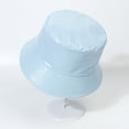 thumbnail image 4 of Baberdicy Unisex Fisherman Hat - Reversible Waterproof Design - Foldable Sun Protection - Outdoor Travel - Multi-Color - Bright Leather Color Double Fisherman's Hat Women's Outdoor Blue,One Size, 4 of 4