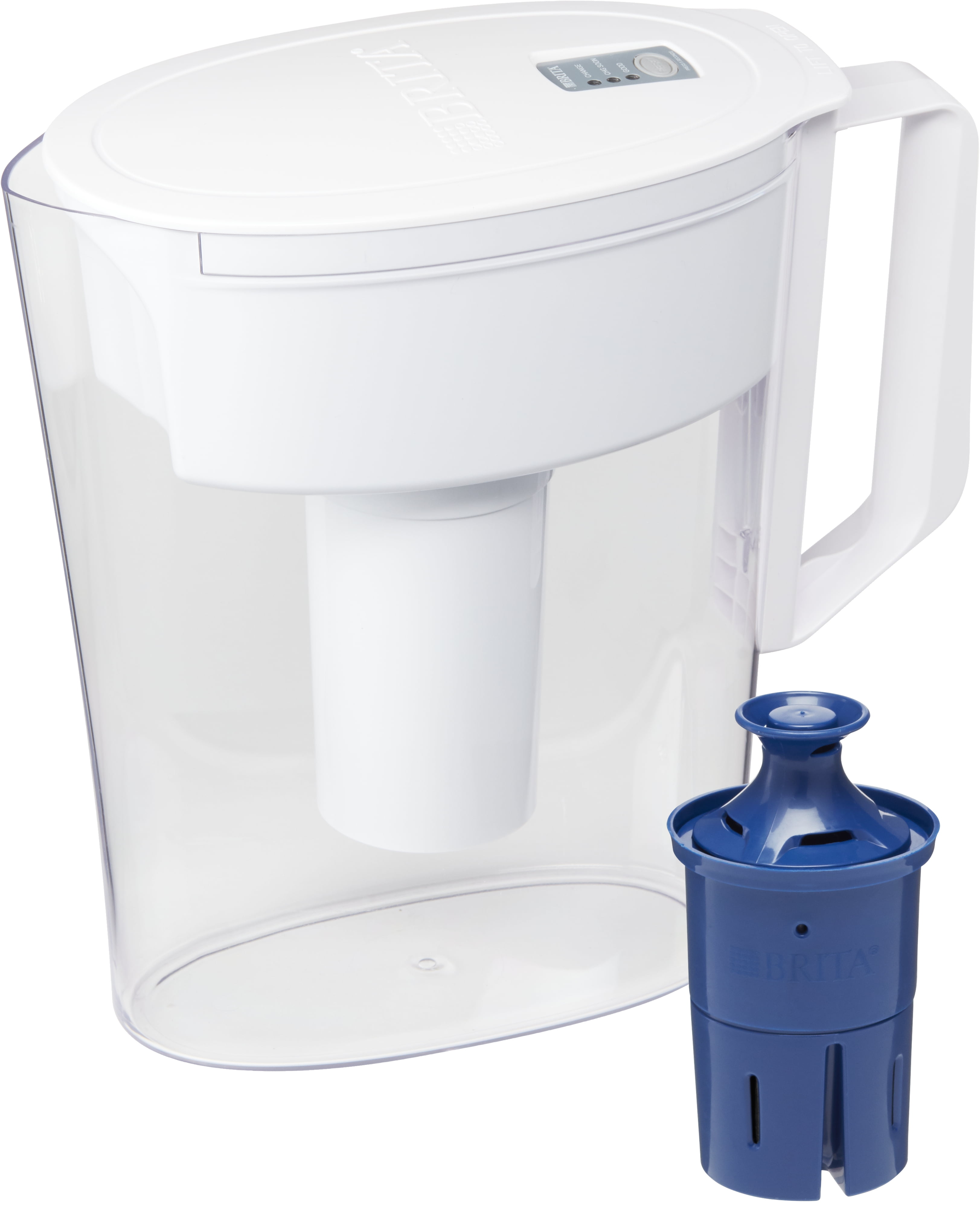 Brita Small 6 Cup Water Filter Pitcher with 1 Brita Longlast Filter
