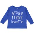 thumbnail image 3 of Inktastic My Mimi Loves Me Grandkids Boys or Girls Long Sleeve Toddler T-Shirt, 3 of 5