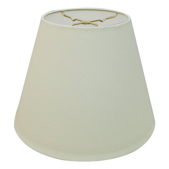 Royal Designs 14" Deep Empire Hardback Lamp Shade Linen Eggshell