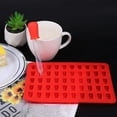thumbnail image 2 of EeaseMX Molde de silicona con forma de oso de 50 agujeros para caramelos, chocolates y gomitas con gotero (rojo), 2 of 8