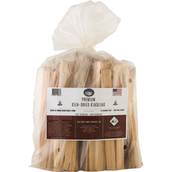 Lost Coast Forest Premium Seasoned Kindling - Everyday Use - 12" H x 10" W x 6" D — Residential Use, Standard Application