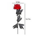 thumbnail image 7 of PULLIMORE 4Pcs Artificial Dahlia Silk Flowers - Gothic for Halloween Home Decor(Black), 7 of 7