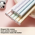 thumbnail image 3 of Baguettes en Fibre de Verre Sans Bpa, Baguettes Réutilisables Largement Utilisées avec un Design Unique pour une Utilisation Large dans les Environnements de Restauration Ou à la Maison, 5 Paires Multicolores, 3 of 6