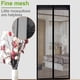 thumbnail image 3 of magnetic fly screen door keep insects out mosquito door screen easy to install without drilling top-to-bottom seal automatically for balcony sliding l, 3 of 5