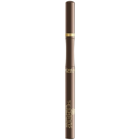 L'Oreal Paris Infallible Super Slim Long-Lasting Liquid Eyeliner, Brown, 0.034 fl. (Best Loreal Liquid Eyeliner)