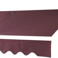 thumbnail image 2 of ALEKO 6.5'x5' Retractable Patio Awning Fabric Replacement, Burgundy Color, 2 of 5