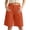 Orange Shorts Women, variant on Pxxlle Bermuda Shorts for Women Casual Summer Wide Leg Shorts Solid Color High Waisted Knee Length Shorts with Pockets Orange S