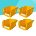 thumbnail image 1 of FUTUREORYY 4Pcs Yellow Plastic Toolbox Backmounted Storage Box Convenient for Vehicle Repair, 1 of 8