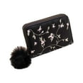 thumbnail image 1 of Women's Fashion Wallet Handbag Clutch Card Holder With Embroidery Design Compact Slim Short Purse For Daily Use, 1 of 3