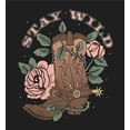 thumbnail image 4 of Vintage Country Stay Wild Crew Neck Long Sleeve Adult Tee
-XXL-Black, 4 of 4