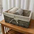 thumbnail image 5 of HOMETRENDS Maize Rope Storage Basket with Liner, 5 of 5