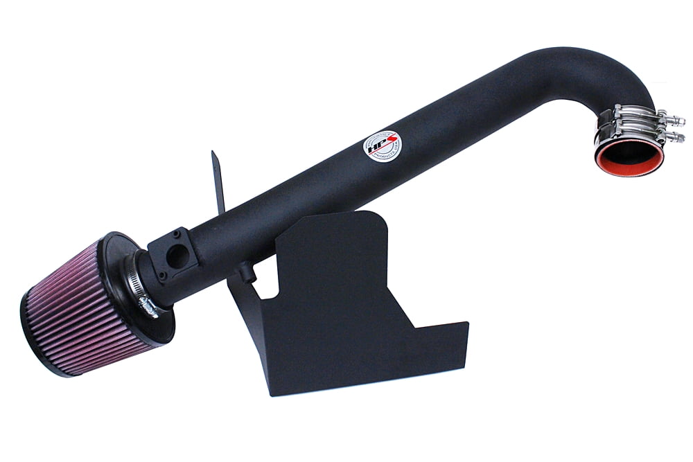 HPS Black Short Ram Air Intake w/ K\u0026N 