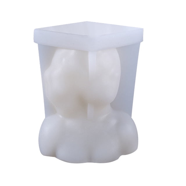 Molde de vela de silicona DIY, molde de vela de fundición de silicona 3D, molde para hacer velas, molde de silicona con forma de cuerpo de mujer