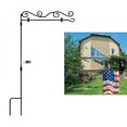 thumbnail image 3 of Garden Flag Holder Flag Metal Wall Hanger Flagpole Banner Accessories Outdoors Courtyard Windproof American Flag Flagpole, 3 of 6