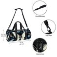 thumbnail image 5 of Butterfly Large Capacity Sports Bag with Interior Zipper Pocket - Yoga, Travel, Luggage, Soccer, 5 of 6