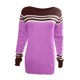 thumbnail image 4 of Puntoco Suéter Suéter De Rayas A Juego De Colores para Mujer Liquidación De Navidad Puntoco Puntoco-3367, 4 of 5