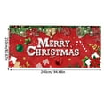 240X210CM Christmas Garage Door Banner Large Christmas Background Decor