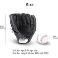 thumbnail image 3 of Gant de Baseball Durable Pichet en Cuir Épaissi Pichet Gaucher Baseball, 3 of 5