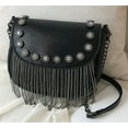thumbnail image 3 of CoCopeaunts Women\‘s Fringed Crossbody Bag Punk Style Studs Rivet Shoulder Handbag Small Leather Evening Clutch Bag Purse, 3 of 7