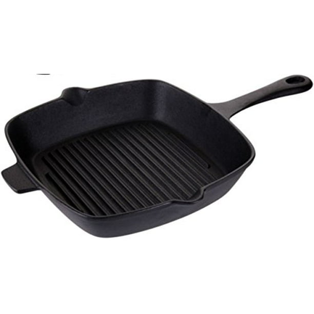 Square Mexican Style Comal de Fierro Tortilla Fajita Griddle Skillet