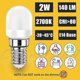thumbnail image 5 of E14 LED Light Bulb for Fridge, 2W SES Lamp (20W-25W Equivalent), 140LM, Warm White-3000K Pack of 4, 5 of 5