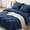 Dark blue, variant on BDEUS Twin Comforter Set 4 Pieces,Comforter Set,Bed in a Bag, Bedding Set with Comforter,Fitted Sheet,Flat Sheet,Pillowcase, All Season