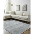 thumbnail image 3 of BoutiqueRugs Hanne Contemporary Area Rug - Light Gray, Neutral, Multi Brown - 5'3" Round, 3 of 15