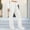 *White, variant on ClodeEU Wide Leg Baggy Pants for Women,Elastic Waist Drawstring Sweatpants with Pockets Purple,Womens Plus S