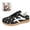 Black, variant on Willtoo Womens Sneakers Polka Dot Round Toe Lace Up Flats Lightweight Fashion Non Slip Walking Shoes for Daily Outdoor Wear