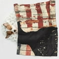 thumbnail image 6 of Yiaed Wood Grain Bald Eagle Print Dog Blankets-Cat Blanket Washable for Couch Protection,Puppy Blanket, Soft Plush Reversible Throw Furniture Protector-Small, 6 of 8