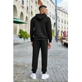 thumbnail image 4 of COOFANDY Men's Tracksuits 2 Pieces Waffle Hoodies Sweatsuit Sets Sports Jogging Suit Set, 4 of 10