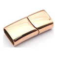 thumbnail image 4 of segolike 5-Pack Stainless Steel Micro Jewelry Making Clasp Buckle Closures Flat Leather Rose Gold M, 4 of 7