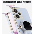 thumbnail image 4 of Compatible with Poco F5 Case for Women Men, Ultra Soft Xiaomi Poco F5 Phone Case with Stand Silicone TPU Plating Cute Astronaut Pattern Cases Cover (Blue), 4 of 13