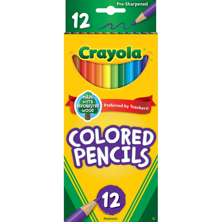 Crayola 12 Count Colored Pencils, 12 Pack Bundle, 144 Pieces, Child Ages 3+  