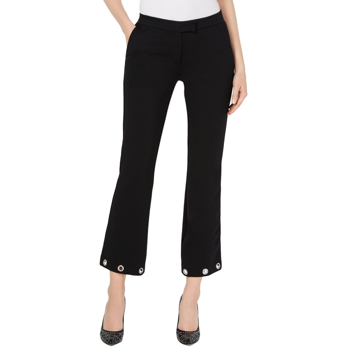 【関税&送料込】Michael By Michael Kors Cropped Pants MICHAEL Michael Kors Womens Petites Grommet Cuff Ponte