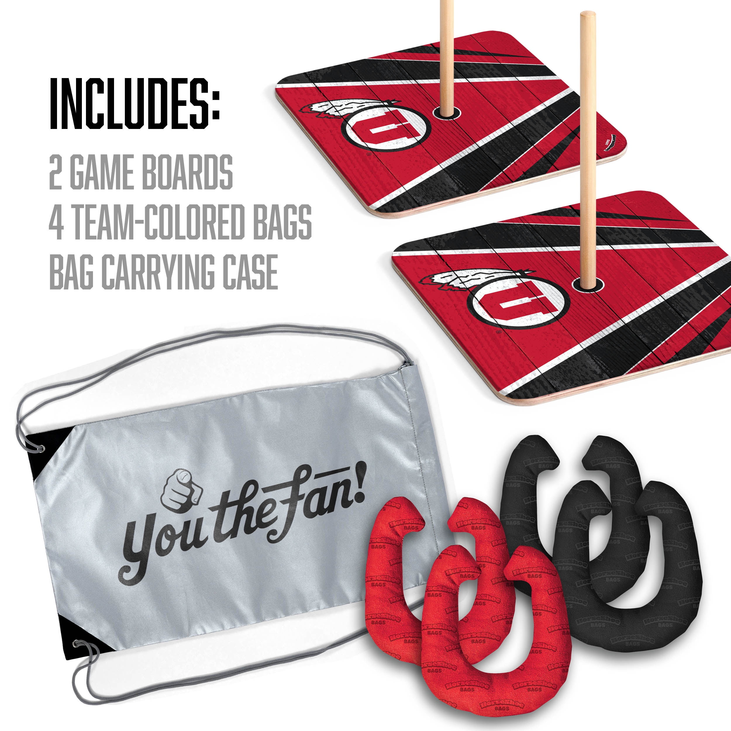 YouTheFan NCAA Utah Utes HorseShoe Bags