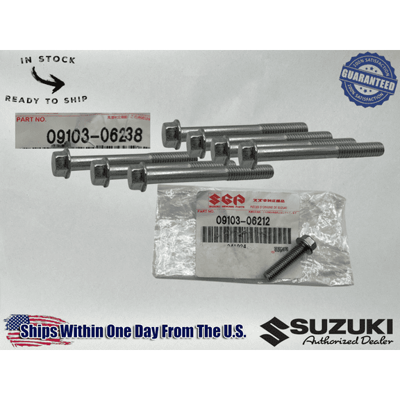 Suzuki Genuine 2006-22 GSXR GSX-R 600 750 LH LEFT ENGINE STATOR COVER BOLTS SET